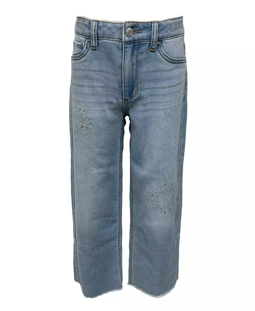 Imperial Star Girls Heart Bling Wide Leg Jean 1