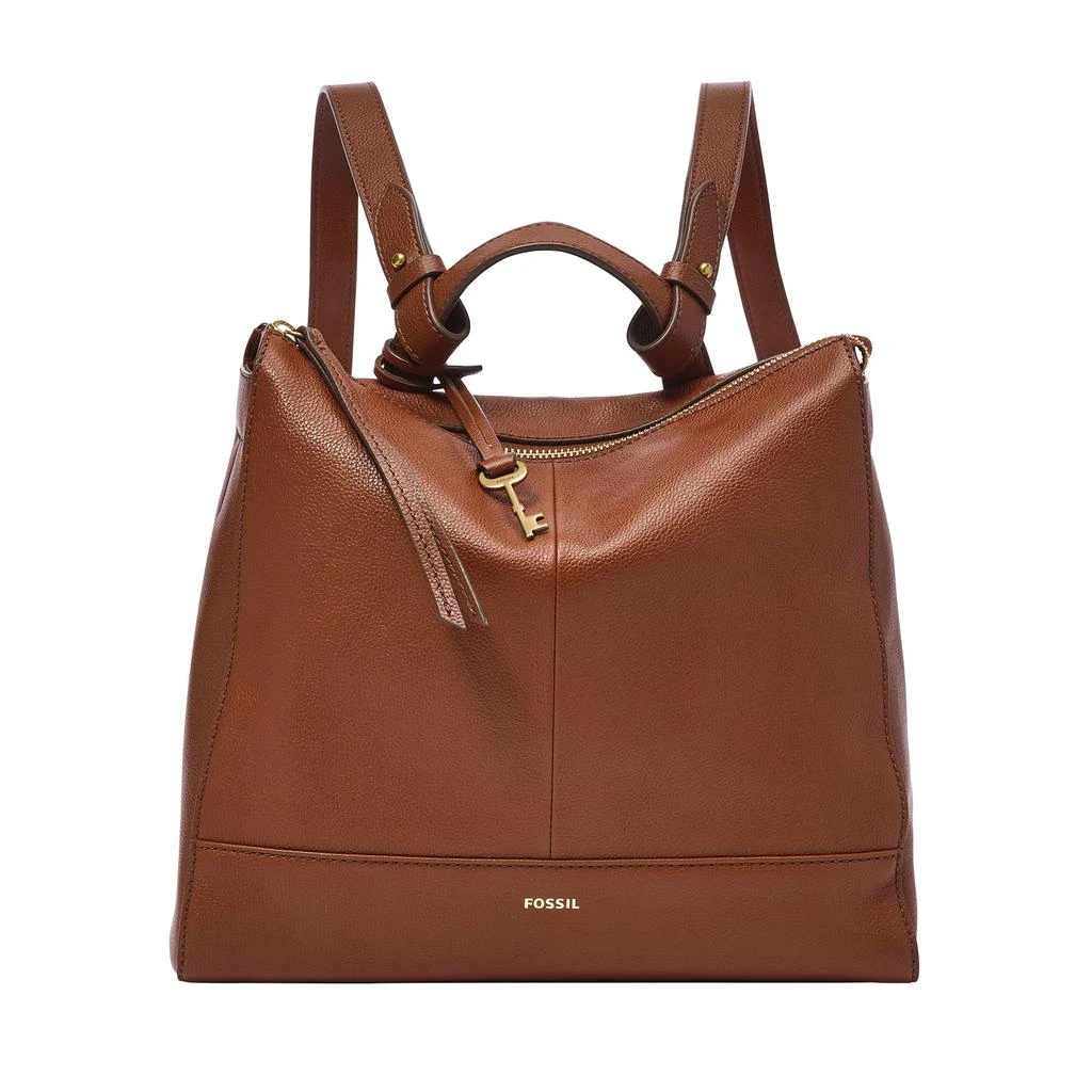 Fossil Women's Elina Leather Convertible Small Backpack 1