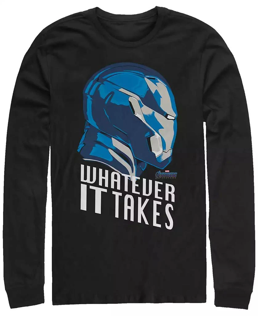 Marvel Marvel Men's Avengers Endgame Iron Man Whatever It Takes, Long Sleeve T-shirt 1