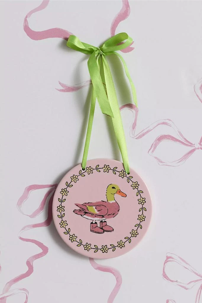 Urban Outfitters Party Animals Ceramic Hanging Wall Tile