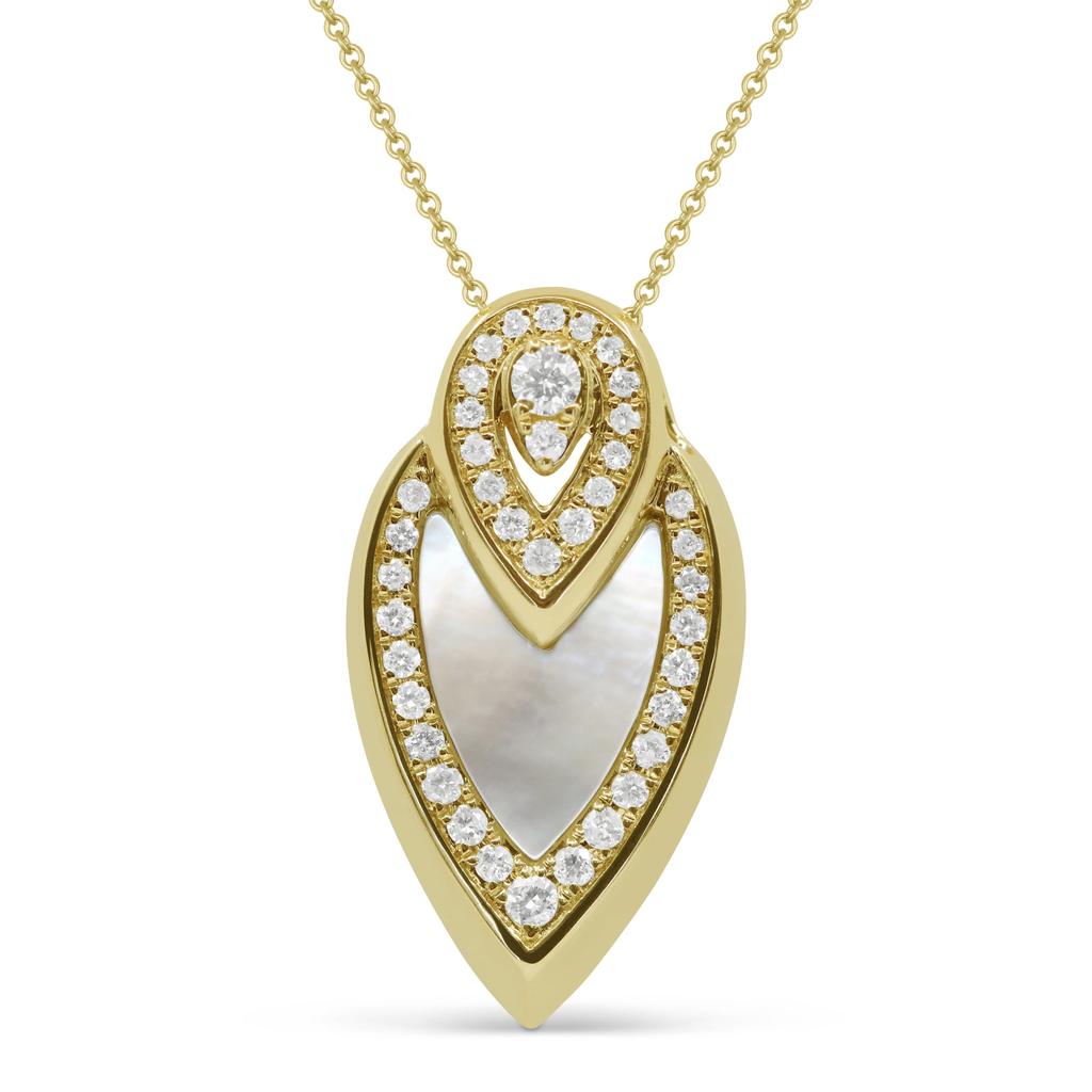 SSELECTS Ct Of Pearl 16"pendant Necklace In 14K Yellow Gold