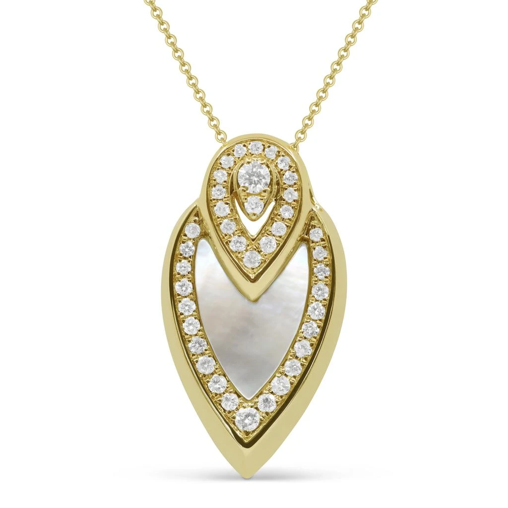 SSELECTS Ct Of Pearl 16"pendant Necklace In 14K Yellow Gold 1