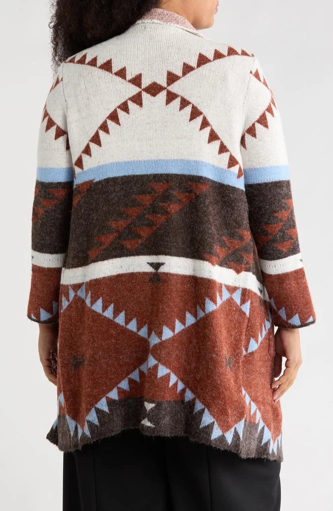 Joseph A Geometric Sweater Coat 2