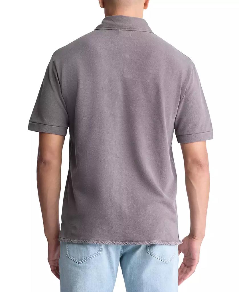 BUFFALO David Bitton Men's Kabold Cotton Washed Polo Shirt
