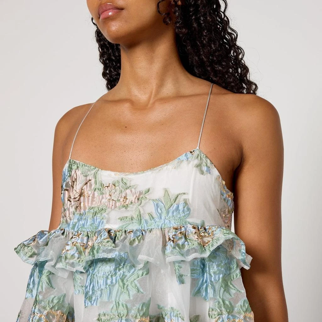 Sister Jane Sister Jane Barn Flower Organza Jacquard Dress 3