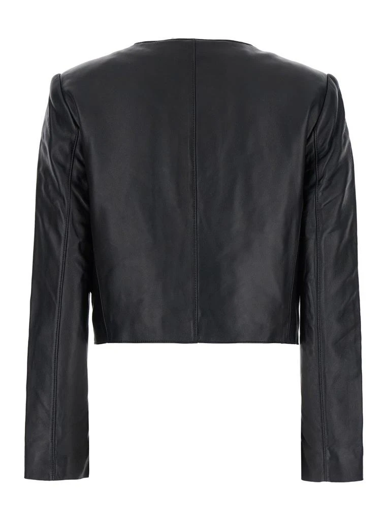 Michael Kors Michael Michael Kors Leather Cropped Jacket 2