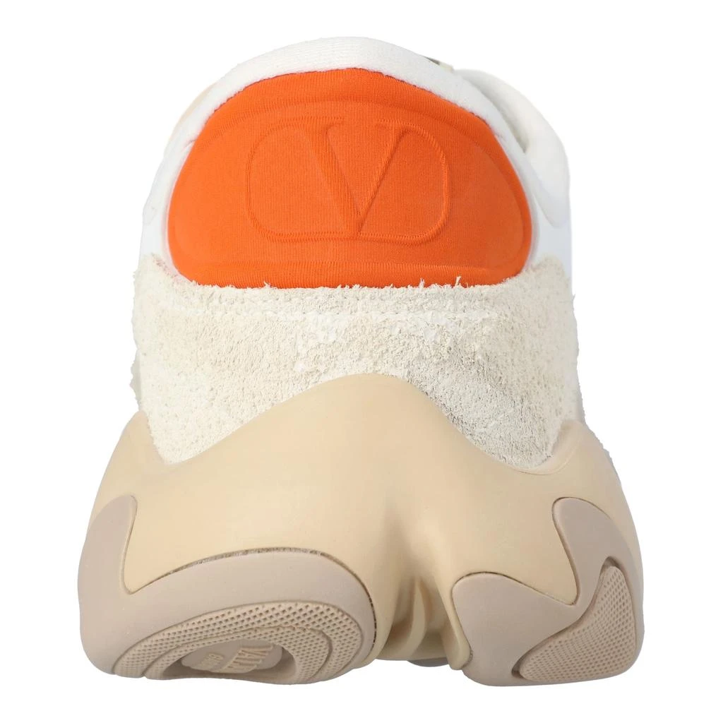 Valentino Valentino „Bubbleback“ sneakers in off-white Mesh with suede deatils 3