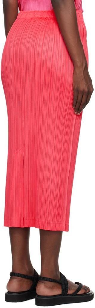 Pleats Please Pink Thicker Midi Skirt 3