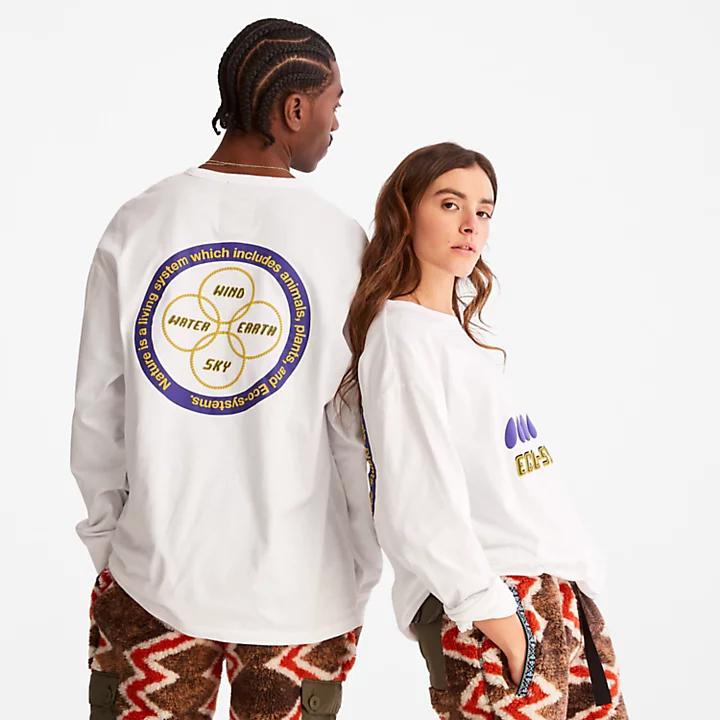 Timberland Bee Line x Timberland® Long-sleeved T-Shirt in White