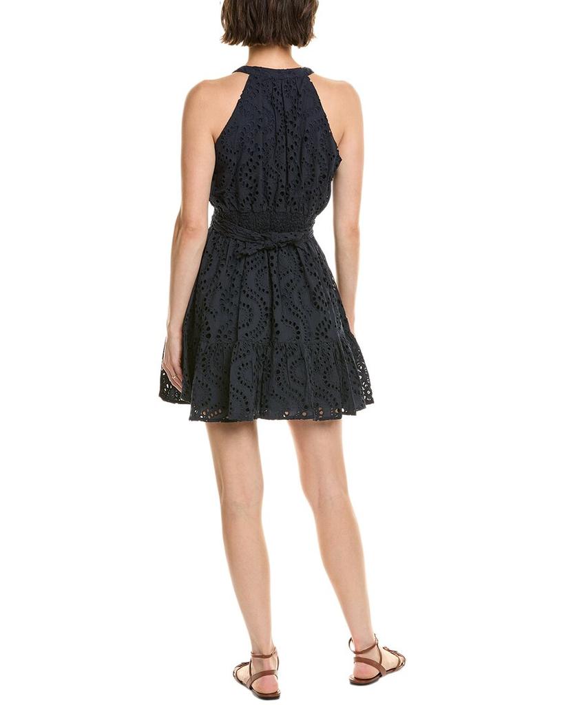 Central Park West Liam Eyelet Mini Dress