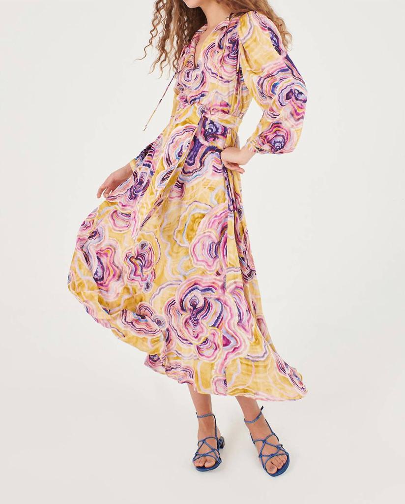 CHUFY Mila Maxi Dress In Mikkel Mustard
