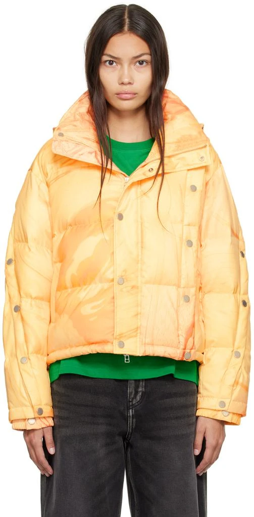 Feng Chen Wang Orange Deconstructed Down Jacket 1