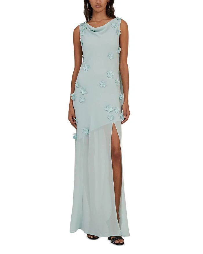 ROTATE Birger Christensen Waterfall Maxi Dress 1