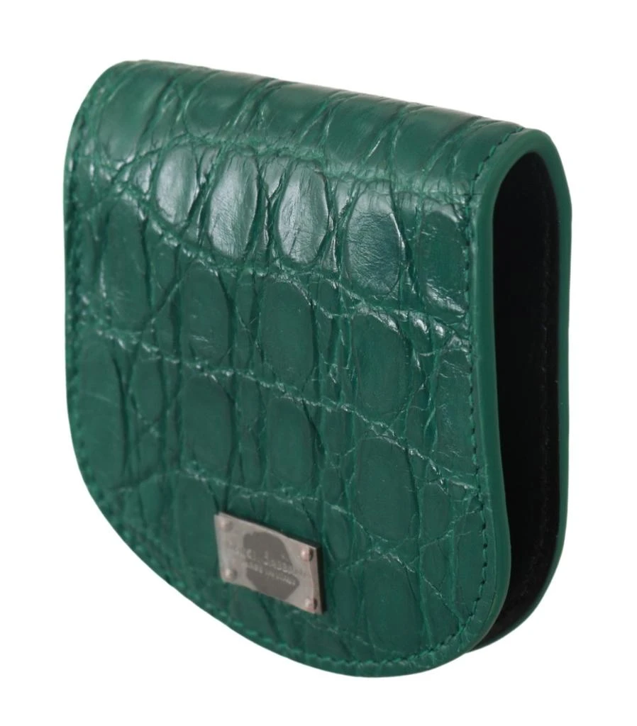 Dolce & Gabbana Exquisite Exotic Skin Coin Case Men's Wallet 2