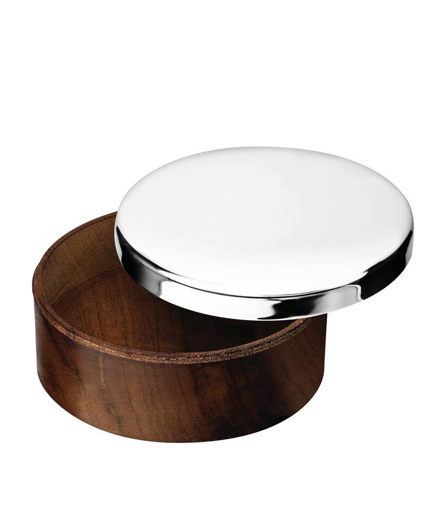 Christofle Small Silver-Plated Wood Uni Box