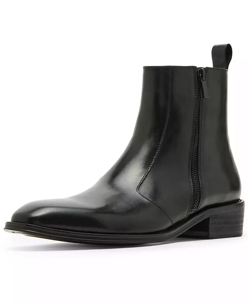 Steve Madden Men's Hyphen Side-Zip Leather Dress Boot 5
