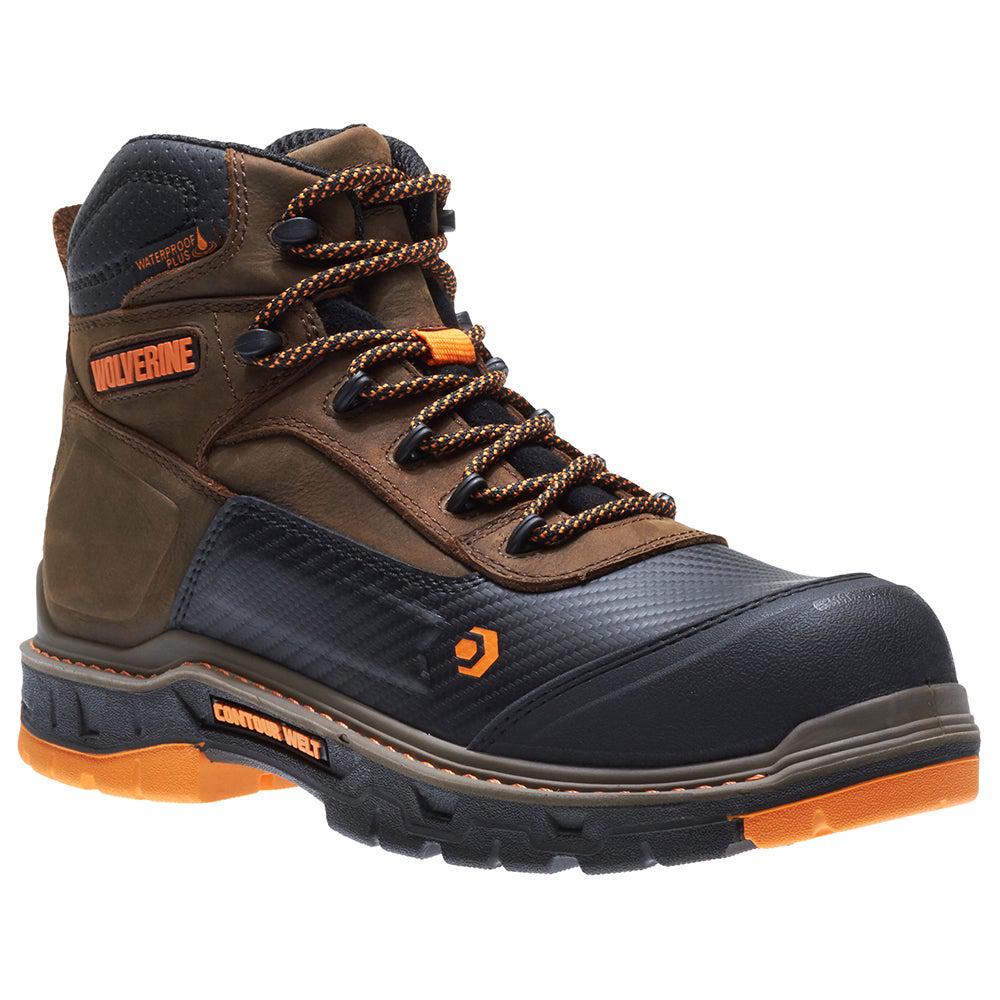 Wolverine Overpass CarbonMAX 6'' Composite Toe Waterproof Work Boots