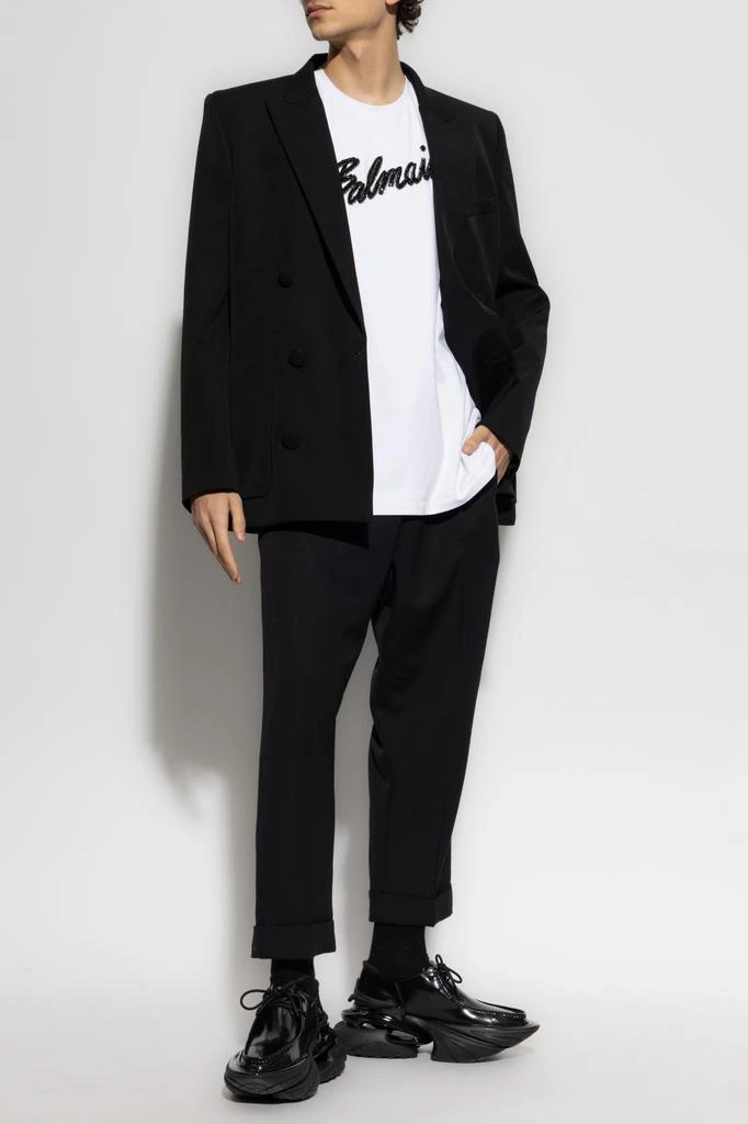 Balmain T-shirt with shimmering appliqués 2