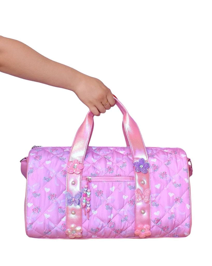OMG! Accessories Girls
Bow Quilted Large Duffel Bag 3