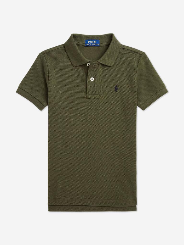 Ralph Lauren Boys Logo Polo Shirt in Green