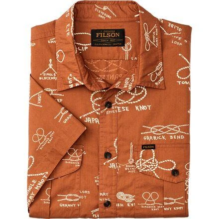 Filson Washed Short-Sleeve Feather Cloth Shirt - Men's 4