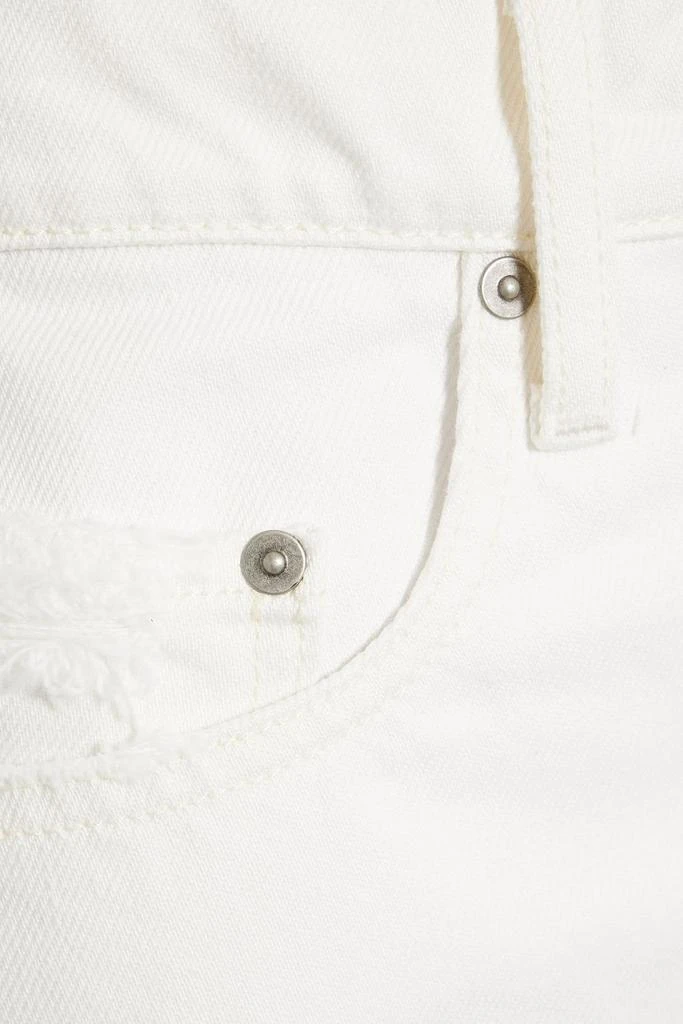 Nobody Denim Tyler frayed denim shorts 4