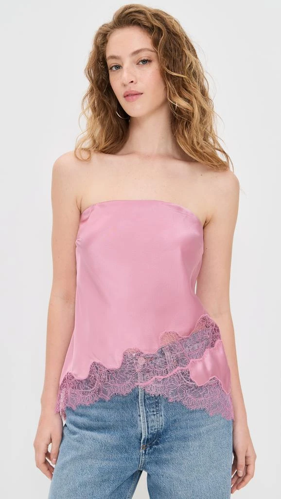 CAMI NYC Odessa Strapless Silk Camisole 1