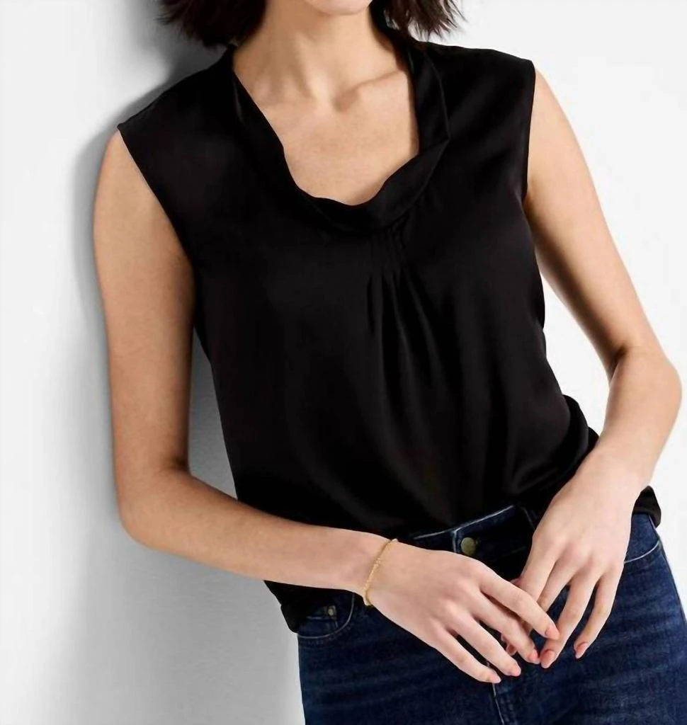 NIC+ZOE Nic + Zoe - Satin Chiffon Layer Top