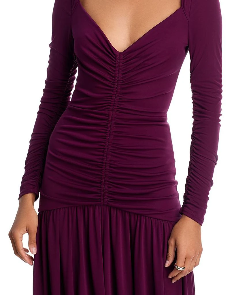 Cinq à Sept Evedene Ruched Midi Dress 3