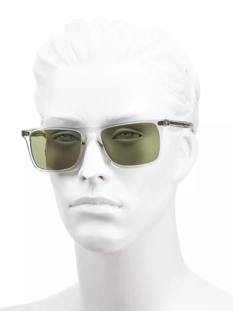 Oliver Peoples Bernardo 56MM Rectangular Sunglasses 4