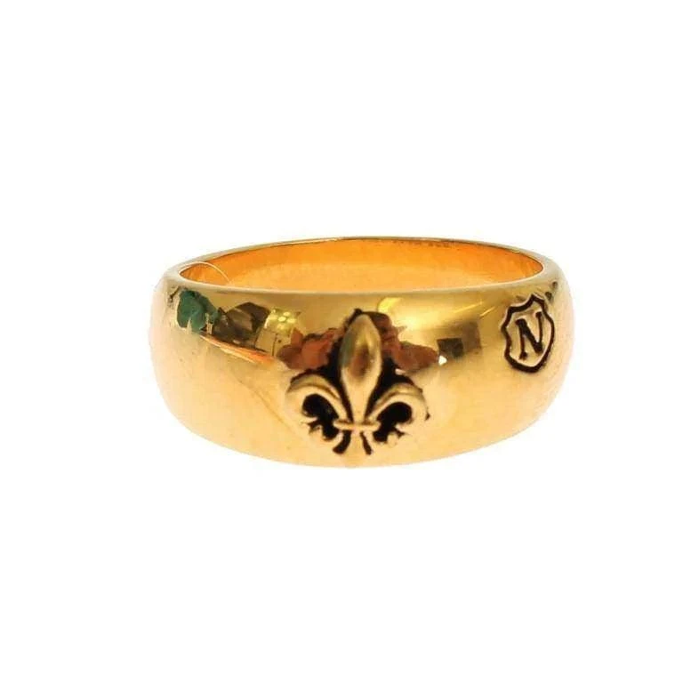 Nialaya Nialaya Gold Plated 925 Silver Ring 1