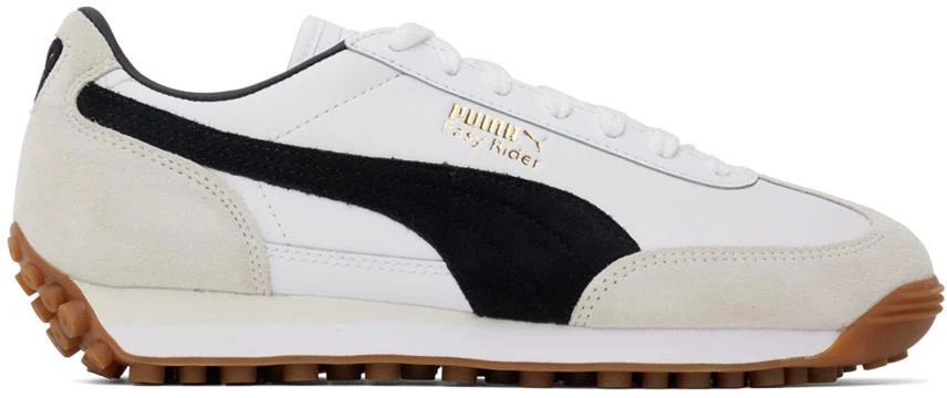Puma White & Black Easy Rider Mix Sneakers 1