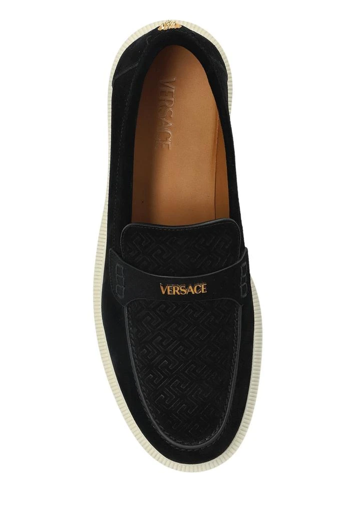 Versace Versace Round-Toe Slip-On Loafers 4