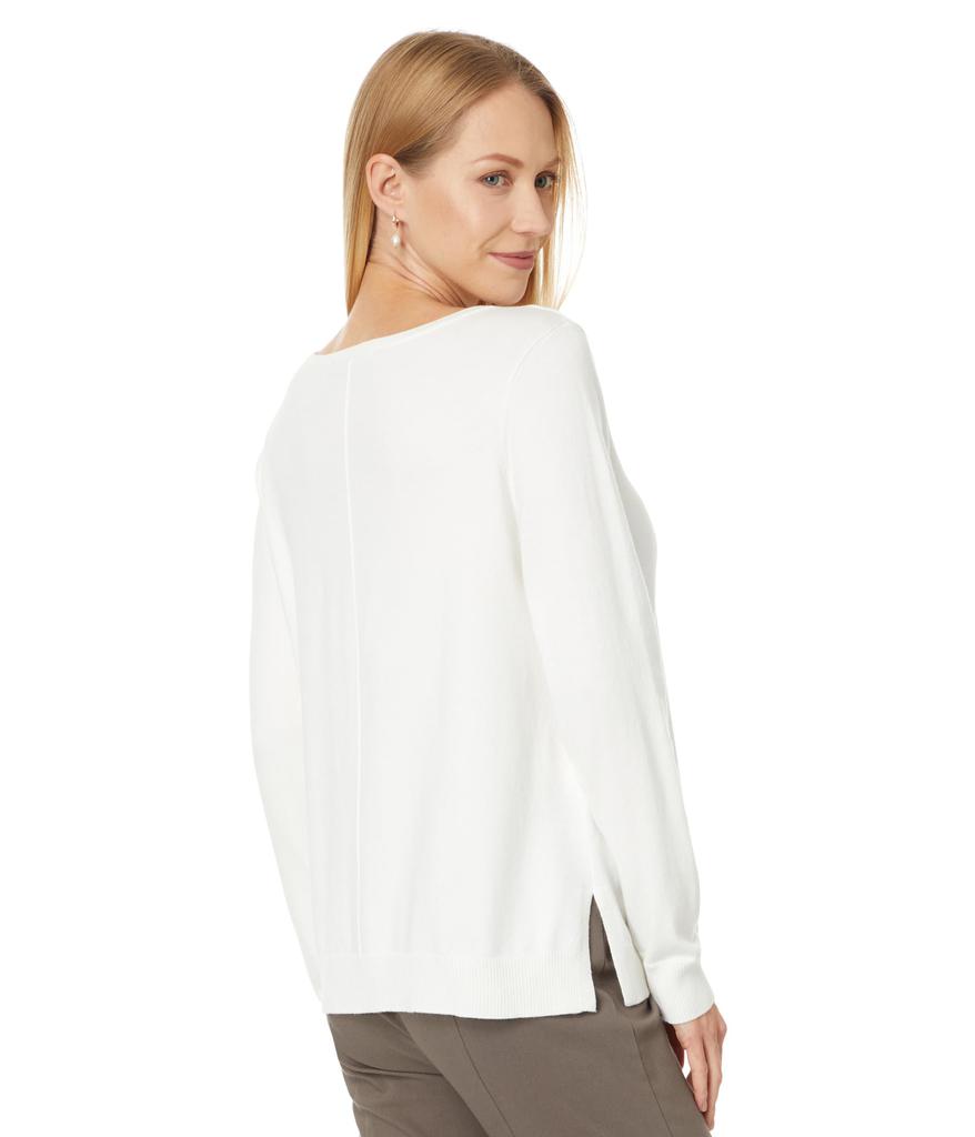 Elliott Lauren Modal Knits - Crewneck Sweater with Seam detail