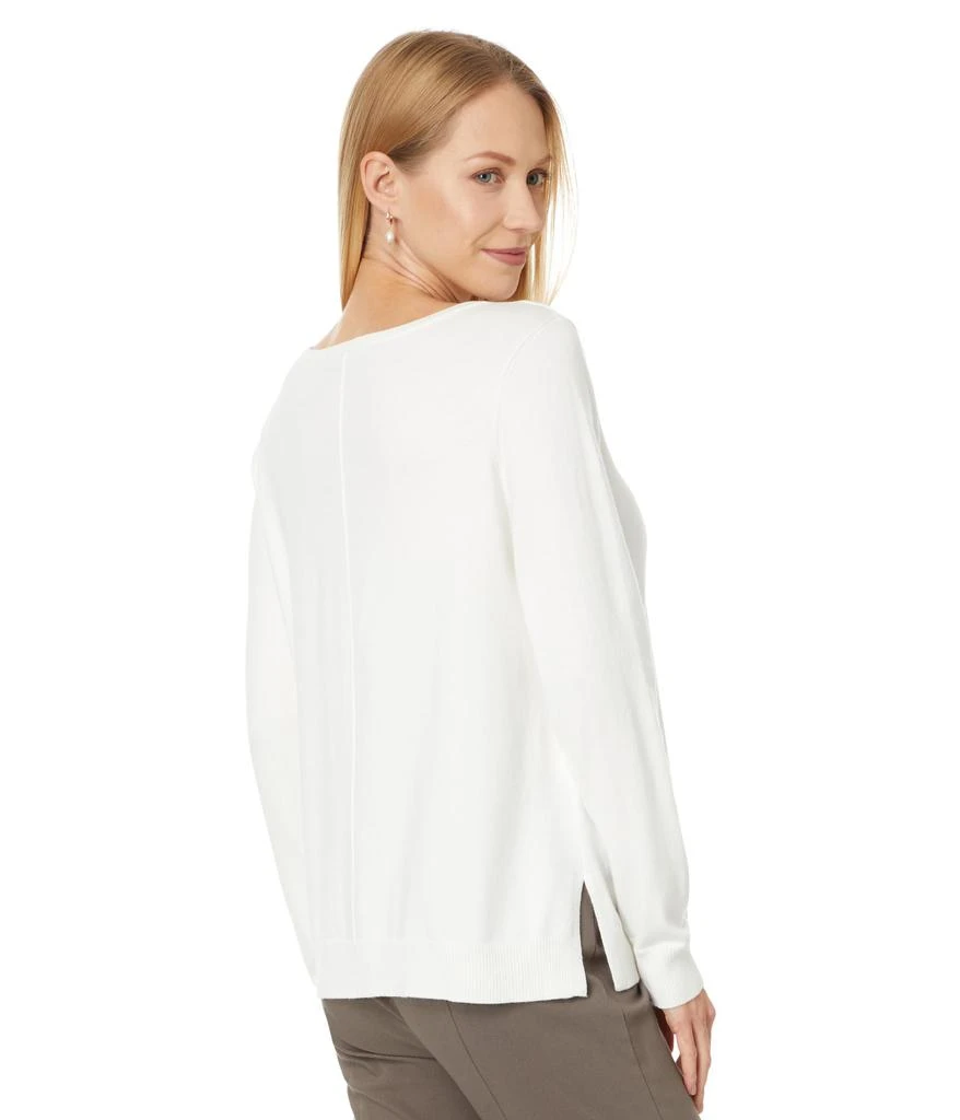 Elliott Lauren Modal Knits - Crewneck Sweater with Seam detail 2