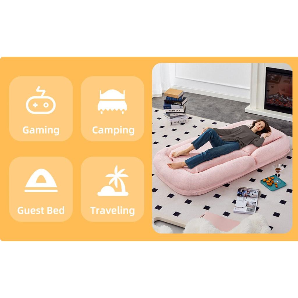 Streamdale Furniture Streamdale Folding Plush Floor Lounge Chair - Adjustable