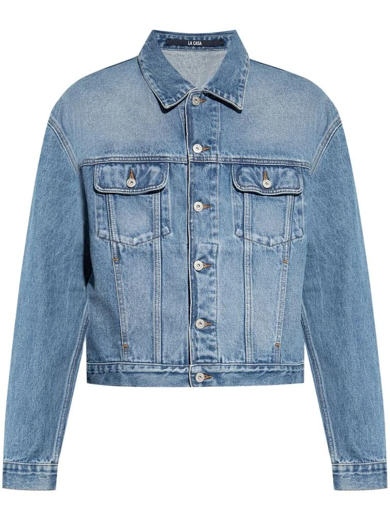 Jacquemus Medium Blue Washed Denim Jacket
