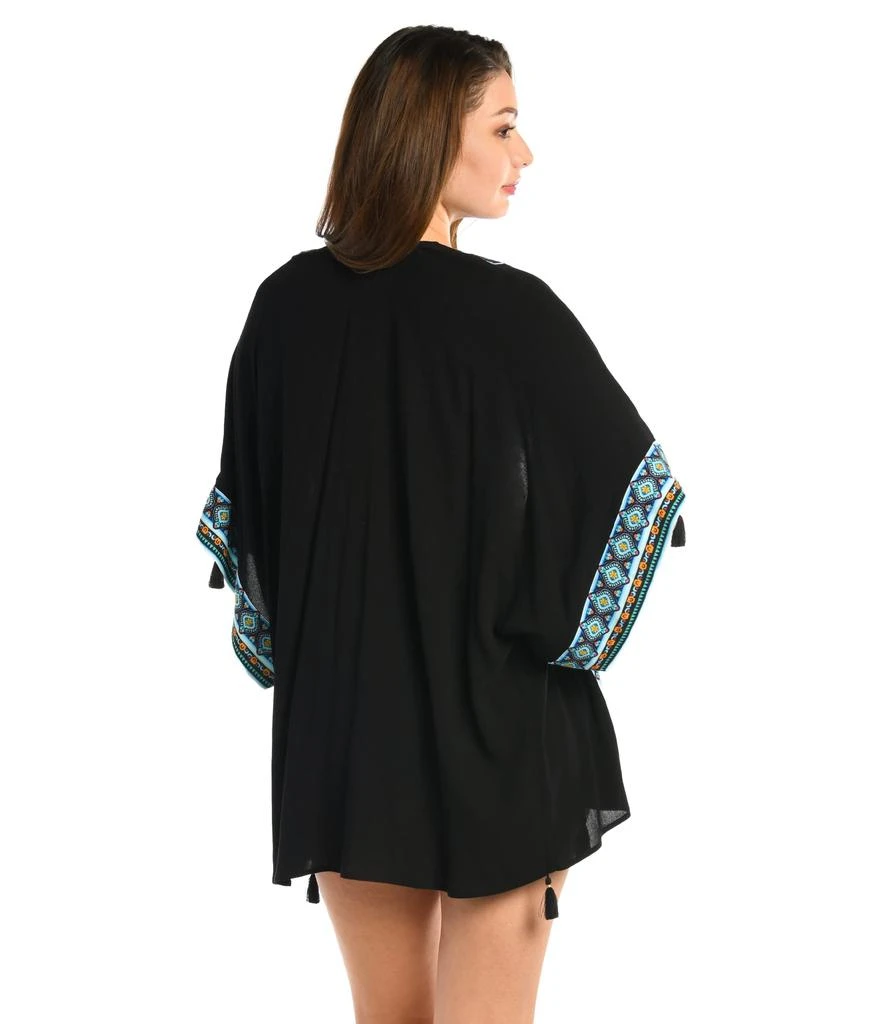 La Blanca Running Wild Open Front Kimono 2