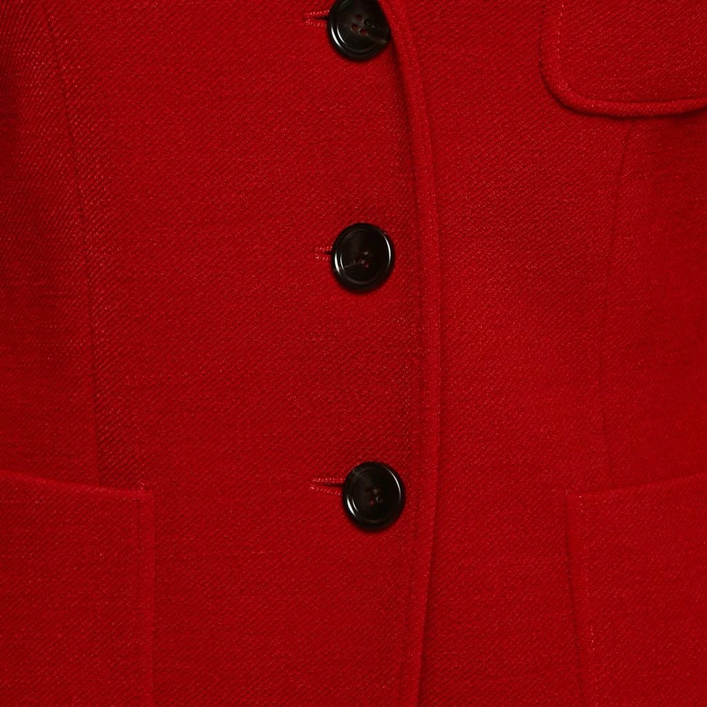 Gucci Gucci Red Wool Regular Fit Single Breasted Blazer S 3