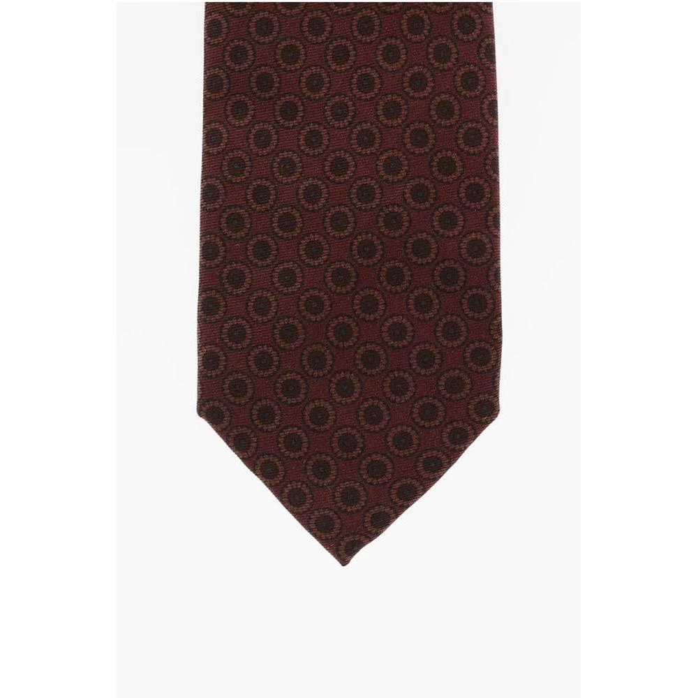 Corneliani Silk Tie with Men's Motif 2