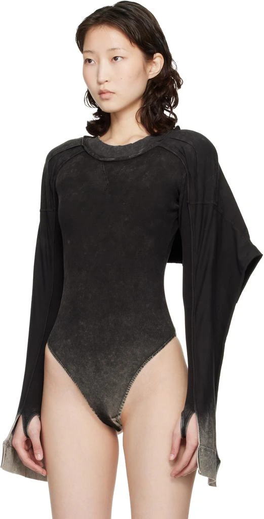 KNWLS Black Bellona Leotard Bodysuit 4