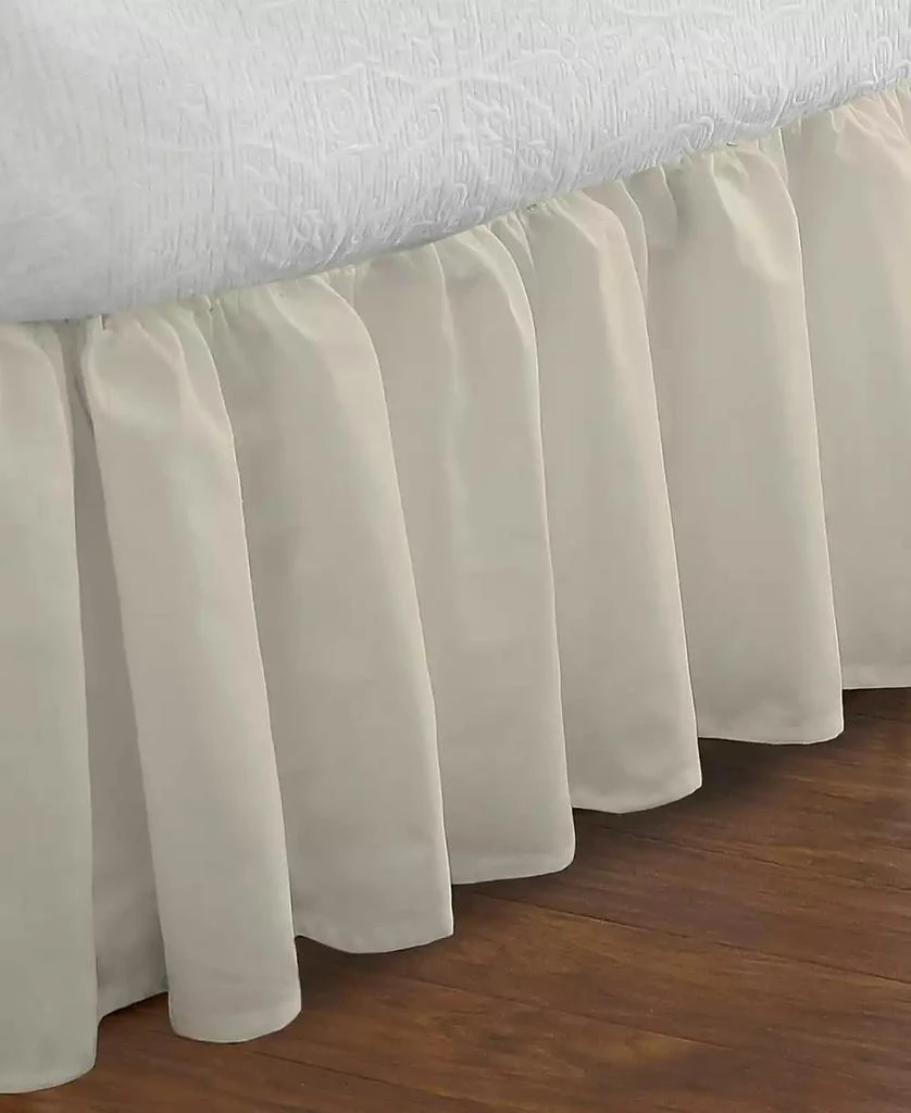Fresh Ideas Ruffled Poplin Bed Skirt, Queen 4