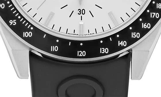 Salvatore Ferragamo Chronograph Silicone Strap Watch, 43mm 5