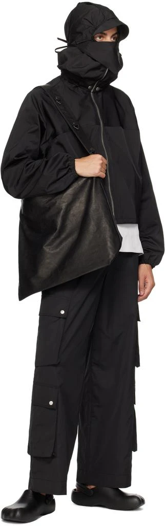 FFFPOSTALSERVICE Black Drawstring Cargo Pants 4