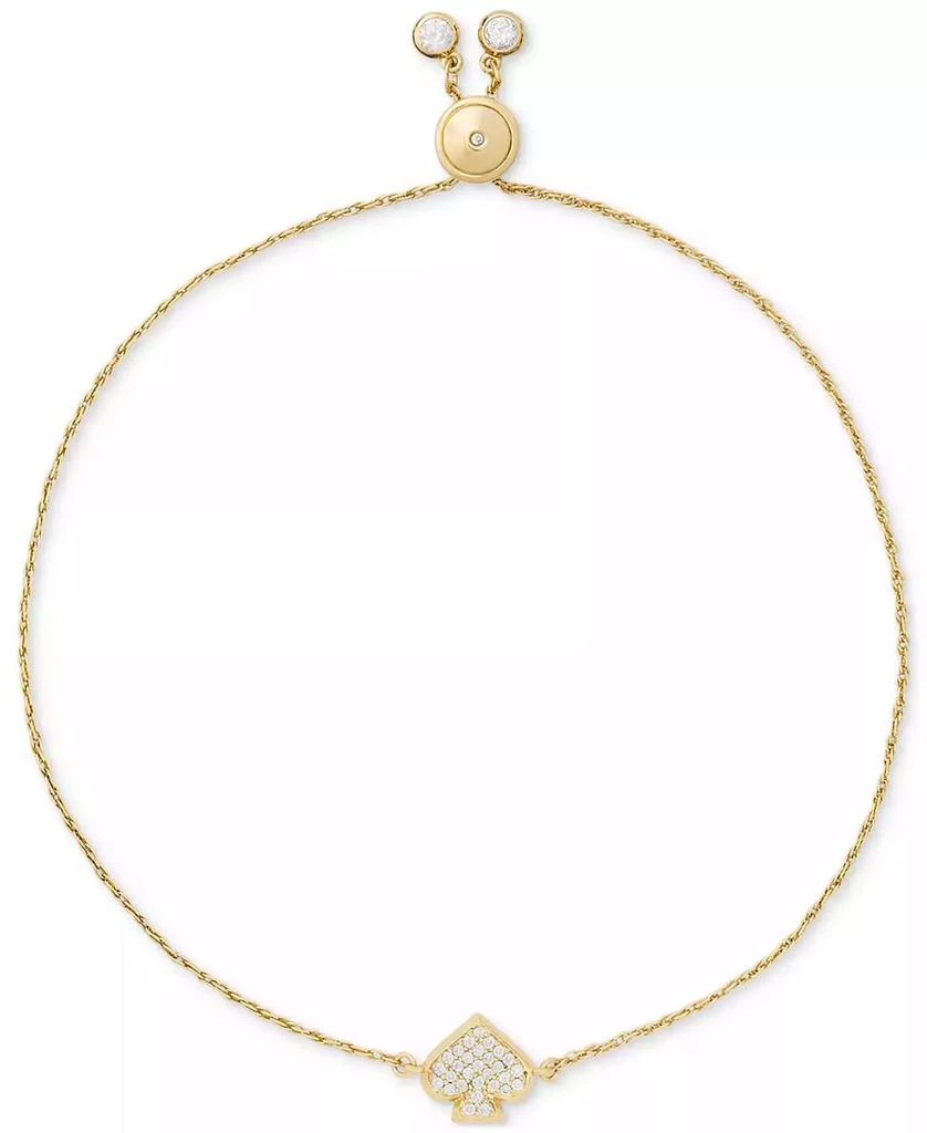 Kate Spade Gold Plated Pave Slider Bracelet