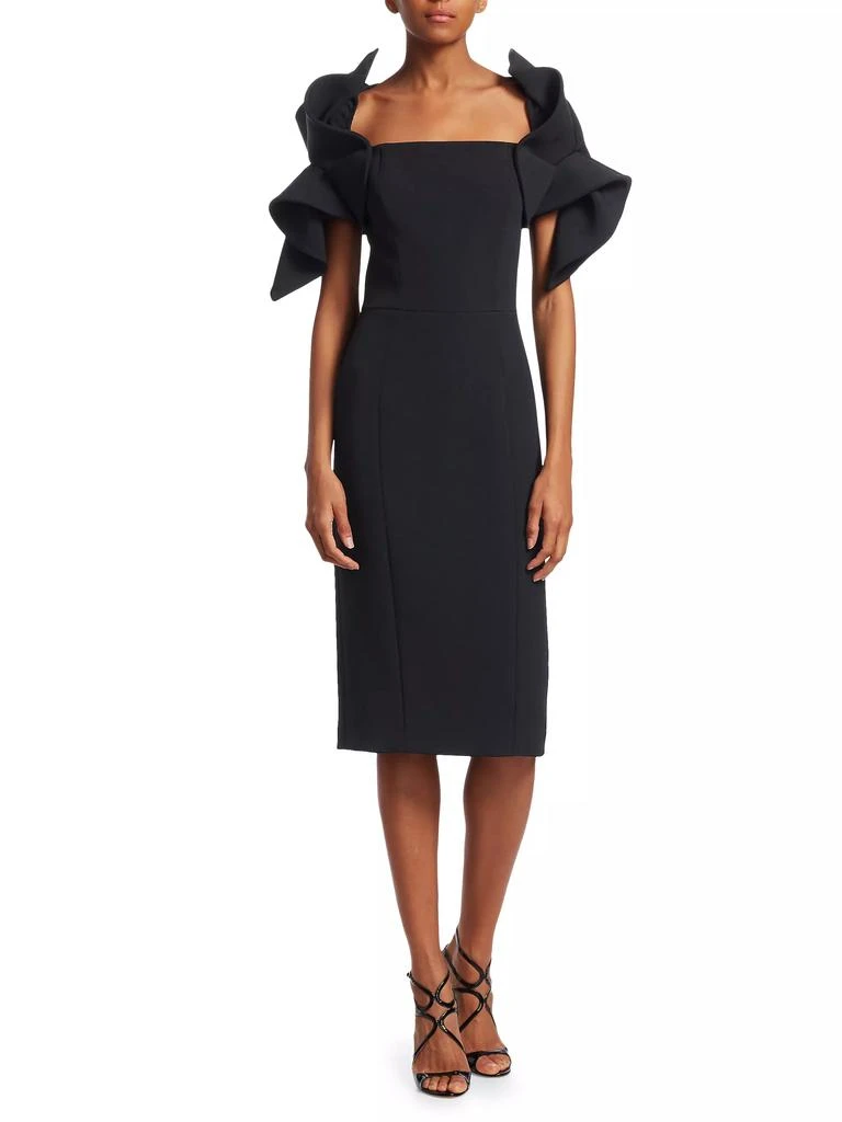 Badgley Mischka Origami Sleeve Dress 2