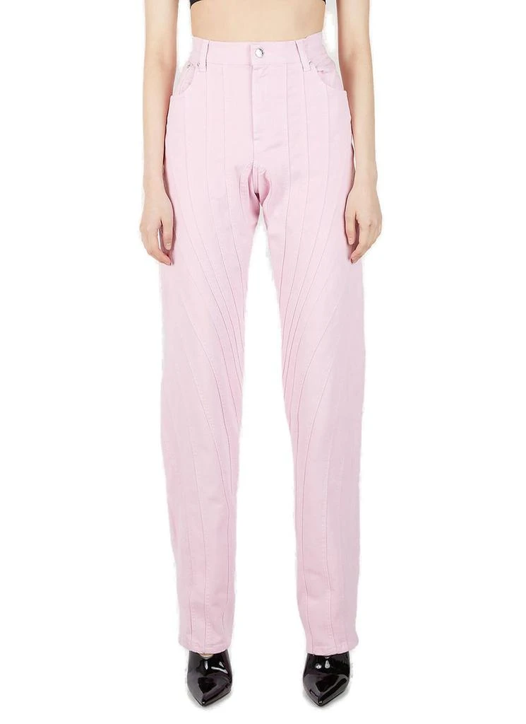 Mugler Mugler Spiral-Seam Spiral Jeans 1