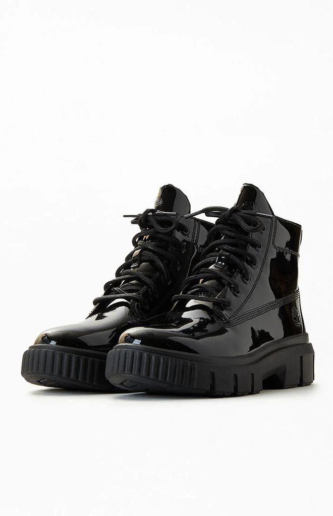 Timberland Women's Patent Leather Greyfield Boots 2
