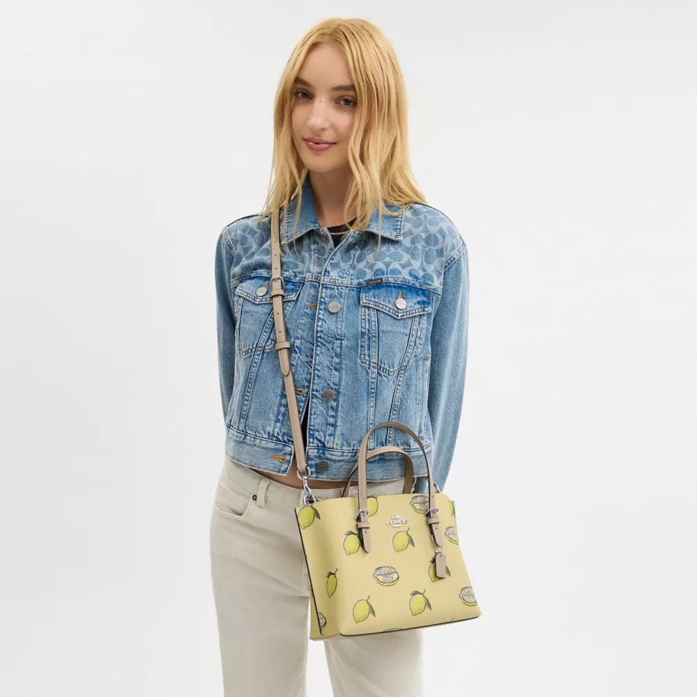 【COACH】Mollie Tote Bag 25 With Lemon Print COACH® Outlet | Mollie Tote Bag 25 With Lemon Print