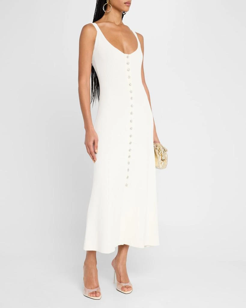 Generation Love Sharon Sleeveless Crystal-Button Sweater Dress 4